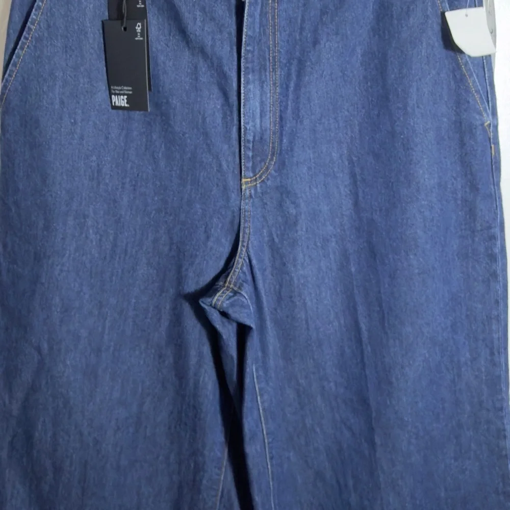 PAIGE Dark Blue Flare Jeans - Picture 12 of 15